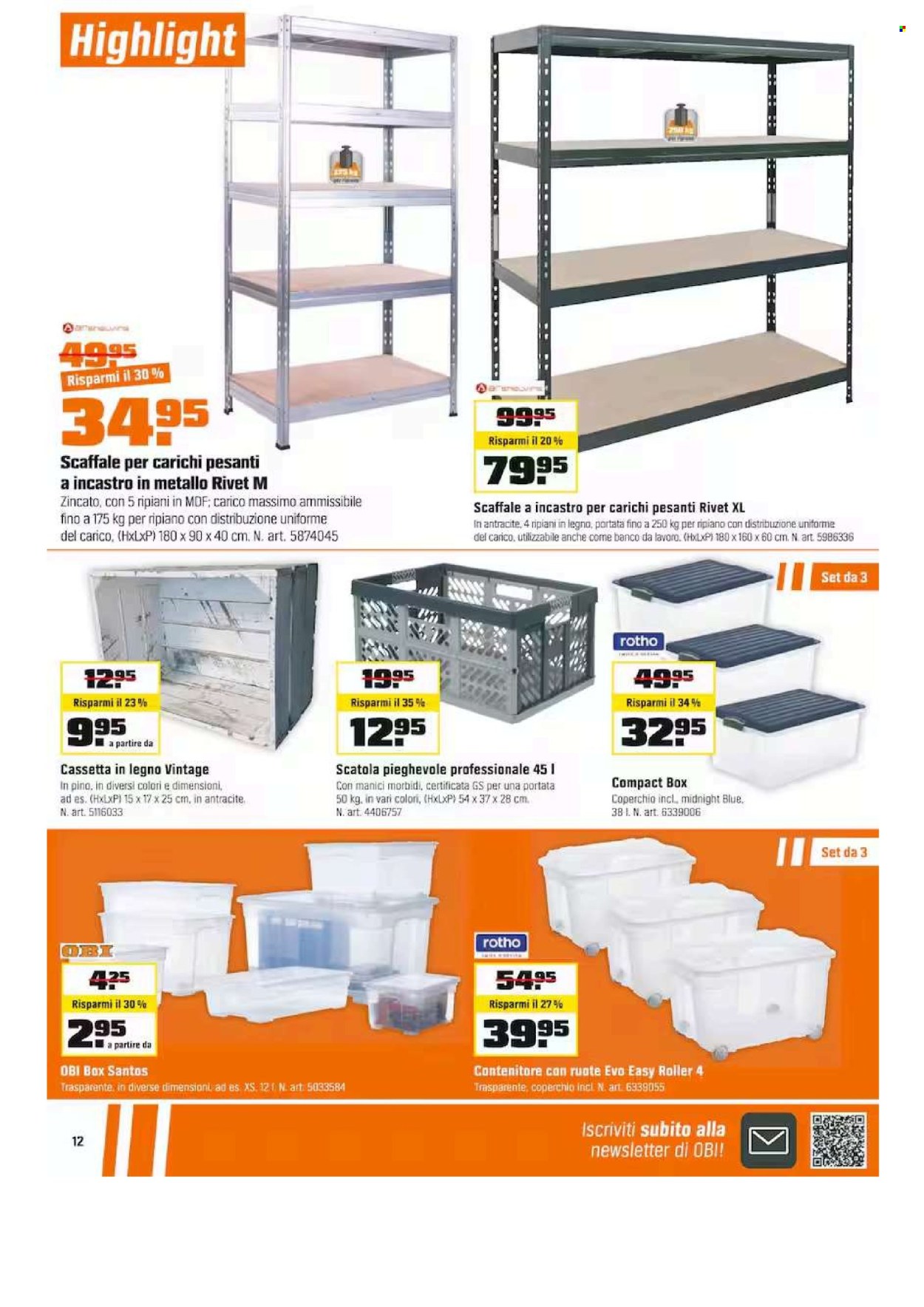 Volantino OBI - 17.11.2025 - 30.11.2025. Pagina 12. Pagina 12