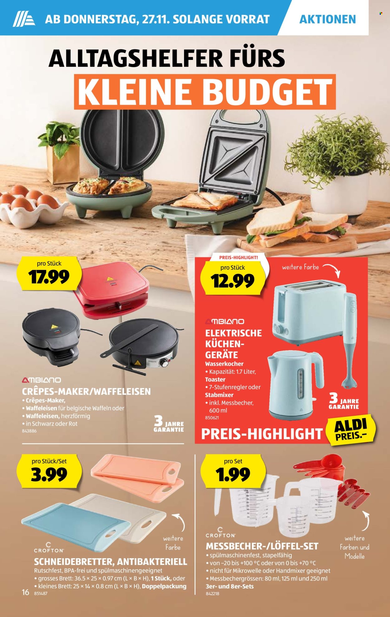 Volantino Aldi - 27.11.2025 - 3.12.2025. Pagina 16. Pagina 16