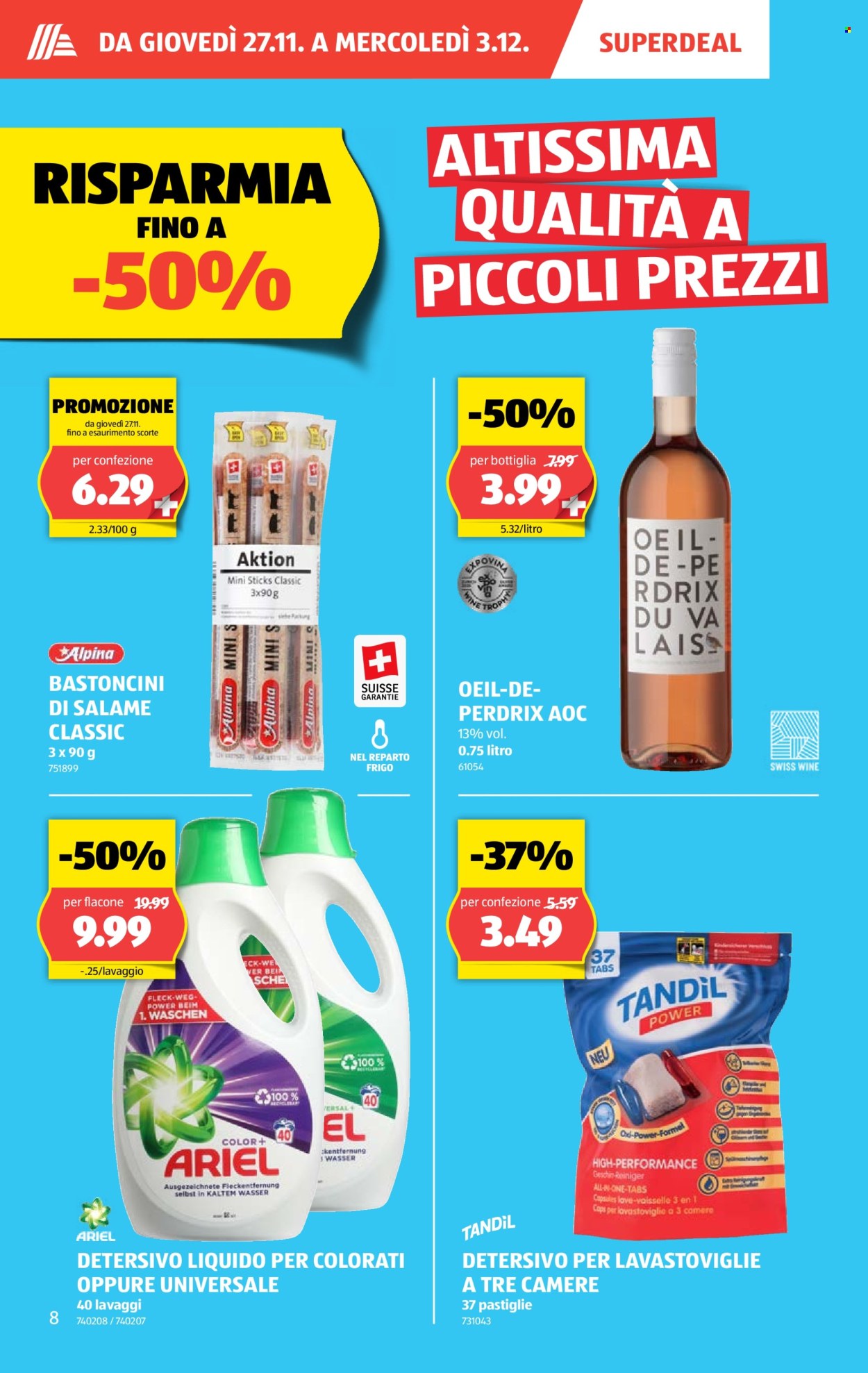 Volantino Aldi - 27.11.2025 - 3.12.2025. Pagina 8. Pagina 8
