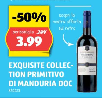 EXQUISITE COLLECTION PRIMITIVO DI MANDURIA DOC