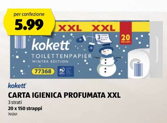 kokett CARTA IGIENICA PROFUMATA XXL