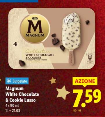 Magnum White Chocolate & Cookie Lusso
