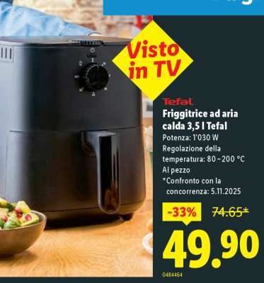 Friggitrice ad aria calda 3,5 l Tefal