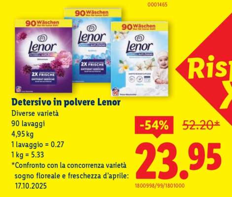 Detersivo in polvere Lenor