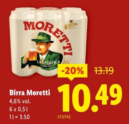 BIRRA MORETTI