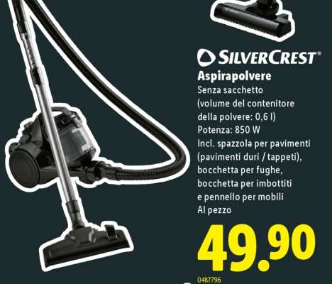 SilverCrest Aspirapolvere