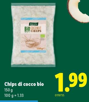 Chips di cocco bio