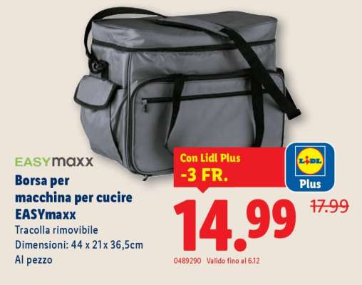 Borsa per macchina per cucire EASYmaxx