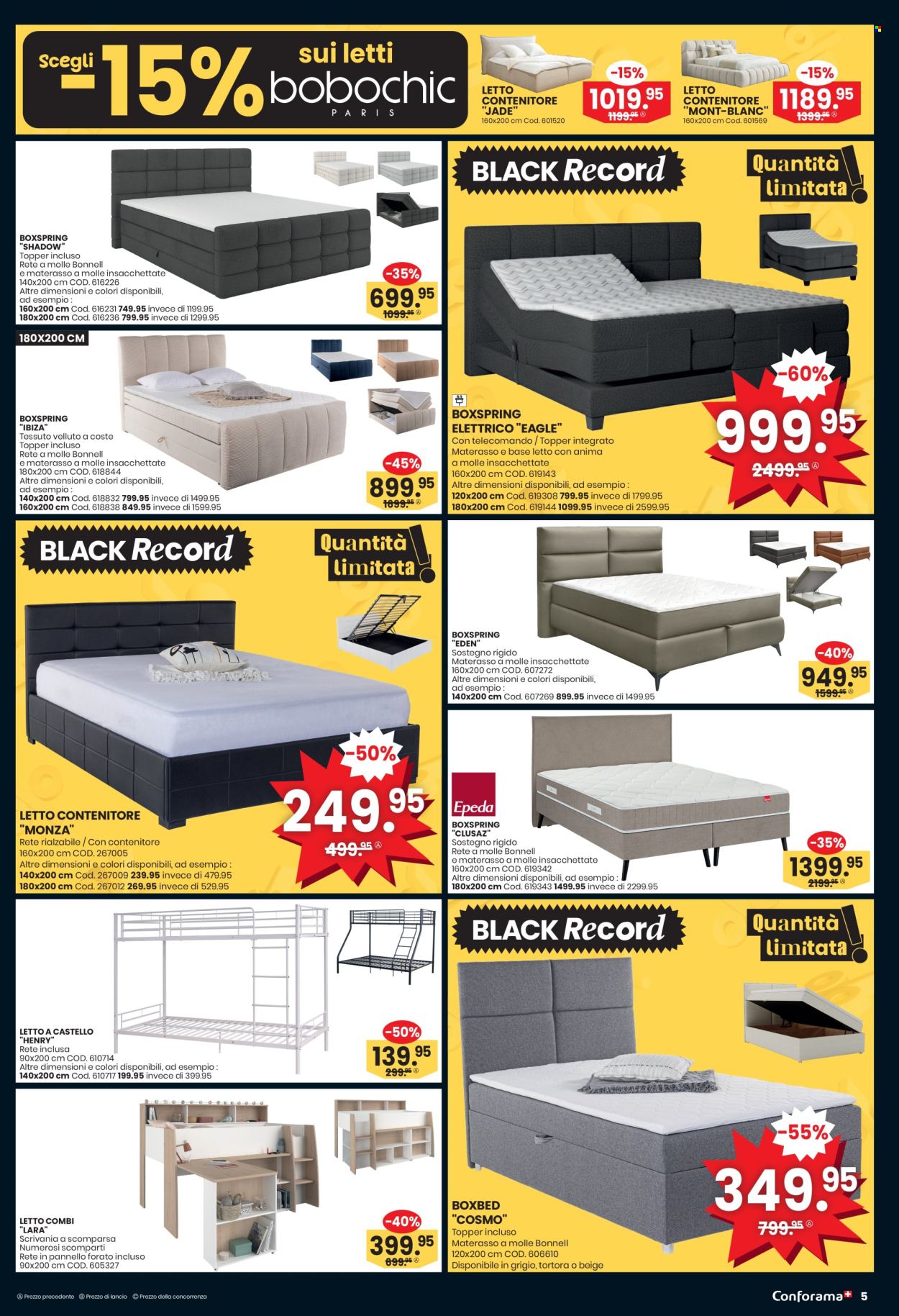 Volantino Conforama - 23.11.2025 - 2.12.2025. Pagina 5. Pagina 5