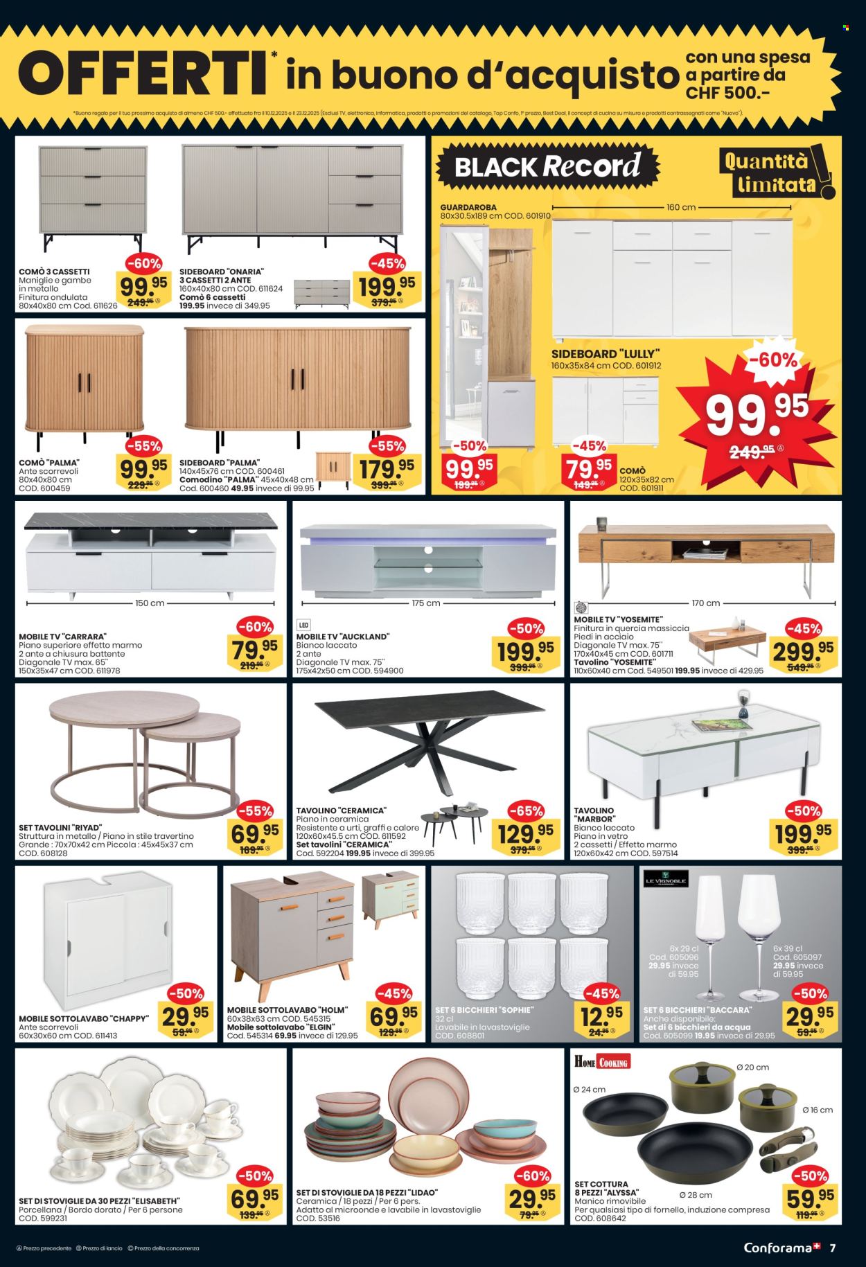 Volantino Conforama - 23.11.2025 - 2.12.2025. Pagina 7. Pagina 7