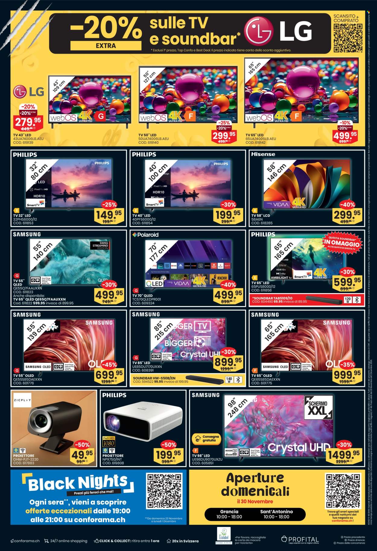 Volantino Conforama - 23.11.2025 - 2.12.2025. Pagina 12. Pagina 12