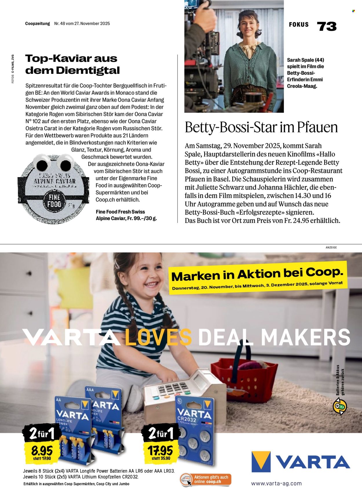 Volantino Coop - 27.11.2025 - 3.12.2025. Pagina 73. Pagina 73