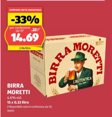 BIRRA MORETTI