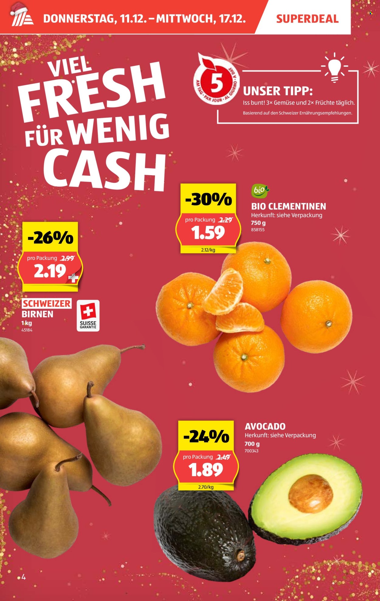Volantino Aldi - 11.12.2025 - 17.12.2025. Pagina 4. Pagina 4