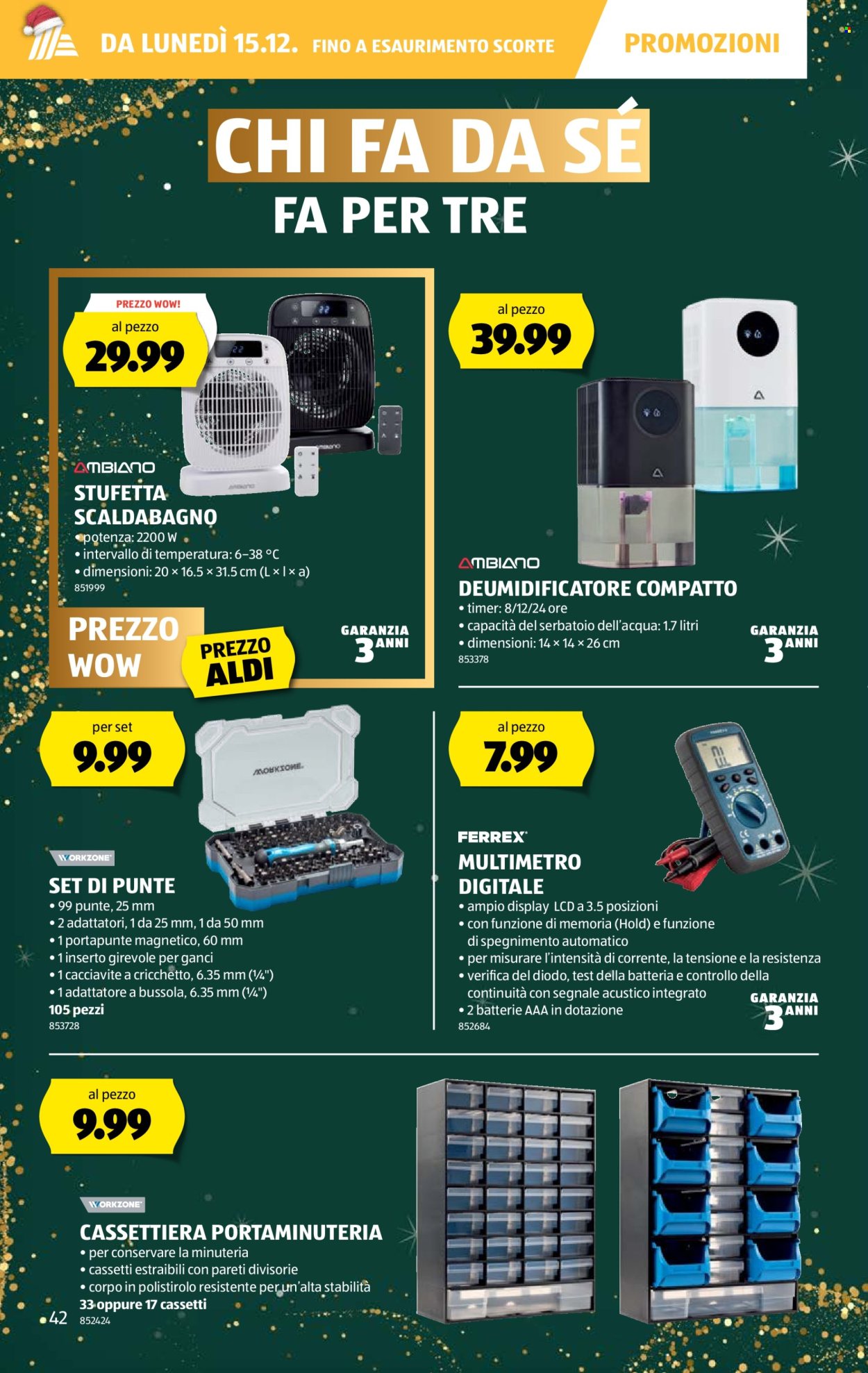 Volantino Aldi - 11.12.2025 - 17.12.2025. Pagina 42. Pagina 42