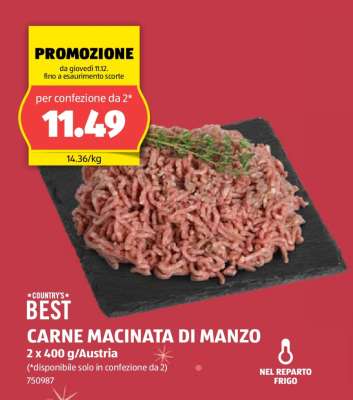Carne macinata di manzo