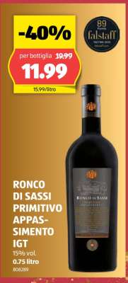 RONCO DI SASSI PRIMITIVO APPASSIMENTO IGT