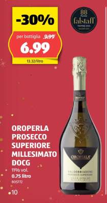 OROPERLA PROSECCO SUPERIORE MILLESIMATO DOCG