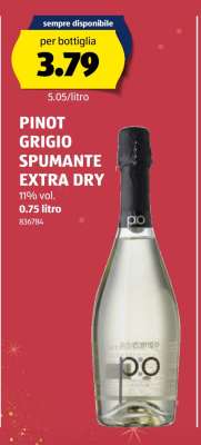 PINOT GRIGIO SPUMANTE EXTRA DRY