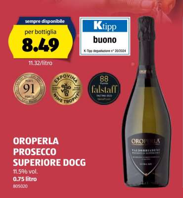 OROPERLA PROSECCO SUPERIORE DOCG