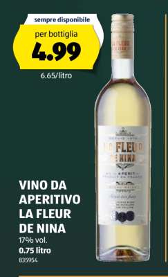 VINO DA APERITIVO LA FLEUR DE NINA
