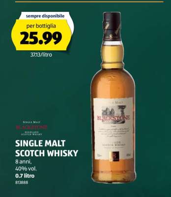 SINGLE MALT SCOTCH WHISKY