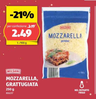 MILSANI MOZZARELLA GRATTUGIATA