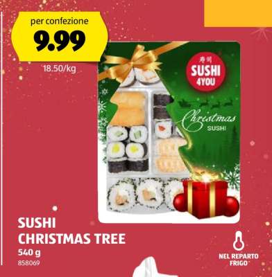 SUSHI CHRISTMAS TREE