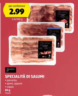 SPECIALITÀ DI SALUMI