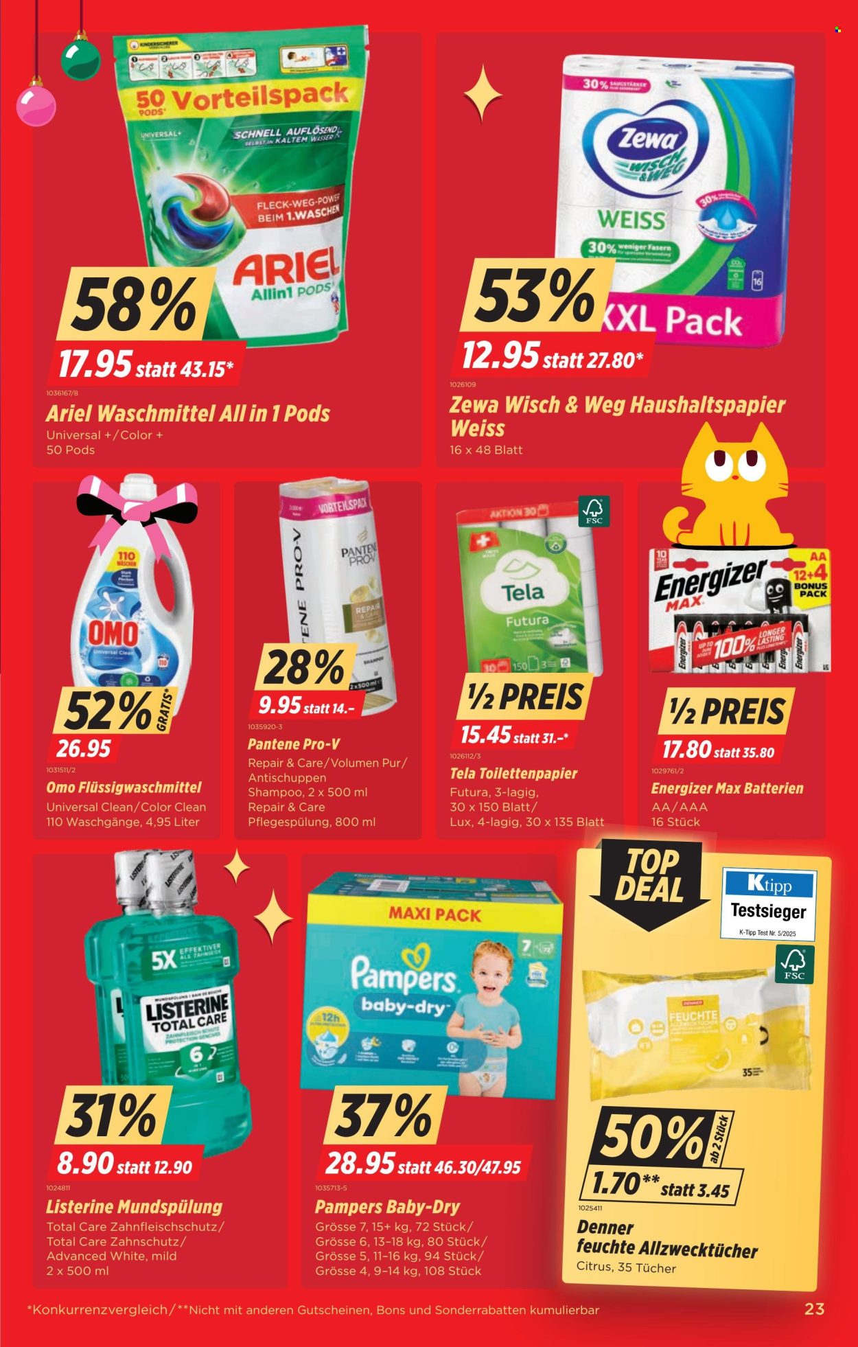 Volantino Denner - 9.12.2025 - 15.12.2025. Pagina 23. Pagina 23