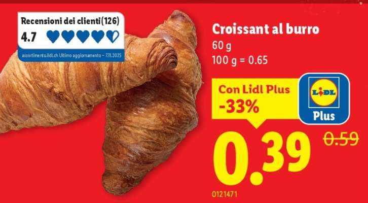Croissant al burro