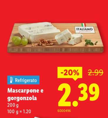 Mascarpone e gorgonzola