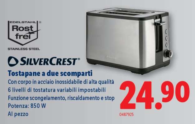SilverCrest Tostapane a due scomparti