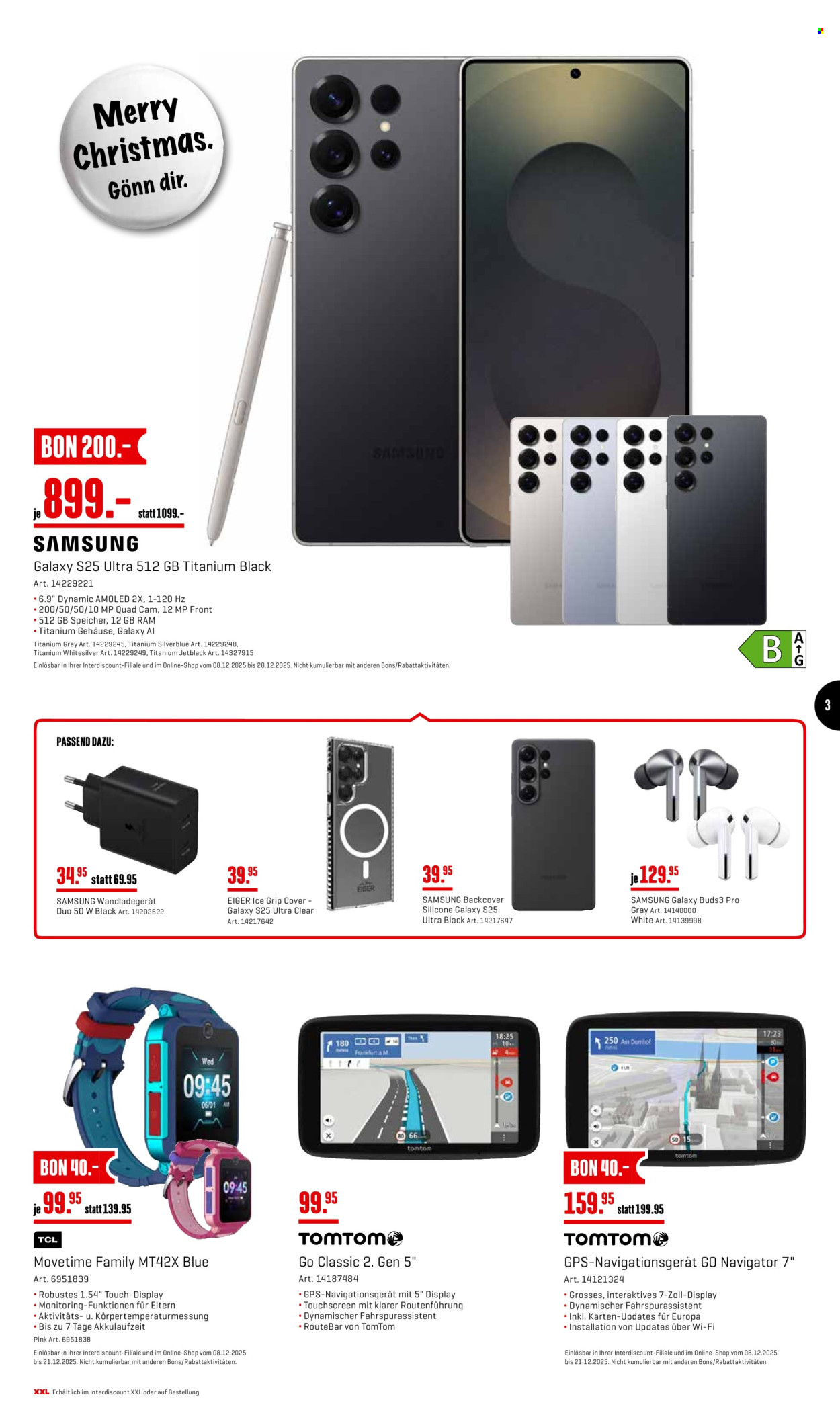 Volantino Interdiscount - 8.12.2025 - 21.12.2025. Pagina 3. Pagina 3