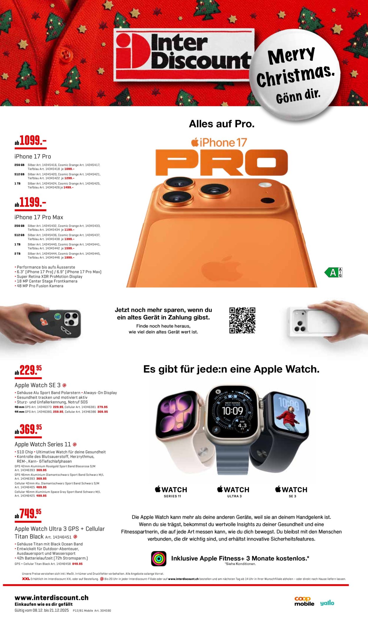 Volantino Interdiscount - 8.12.2025 - 21.12.2025. Pagina 8. Pagina 8