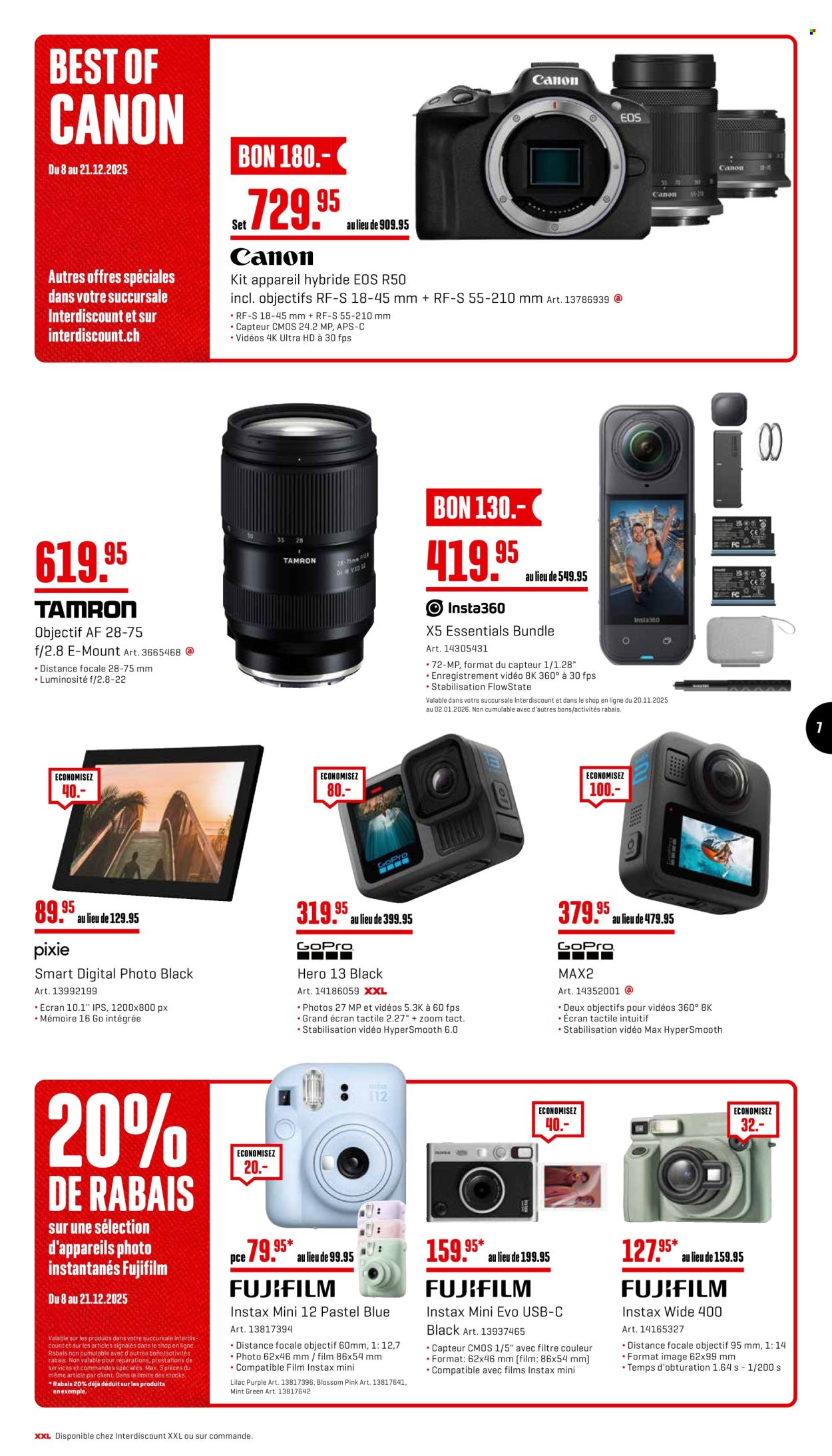 Volantino Interdiscount - 8.12.2025 - 21.12.2025. Pagina 7. Pagina 7