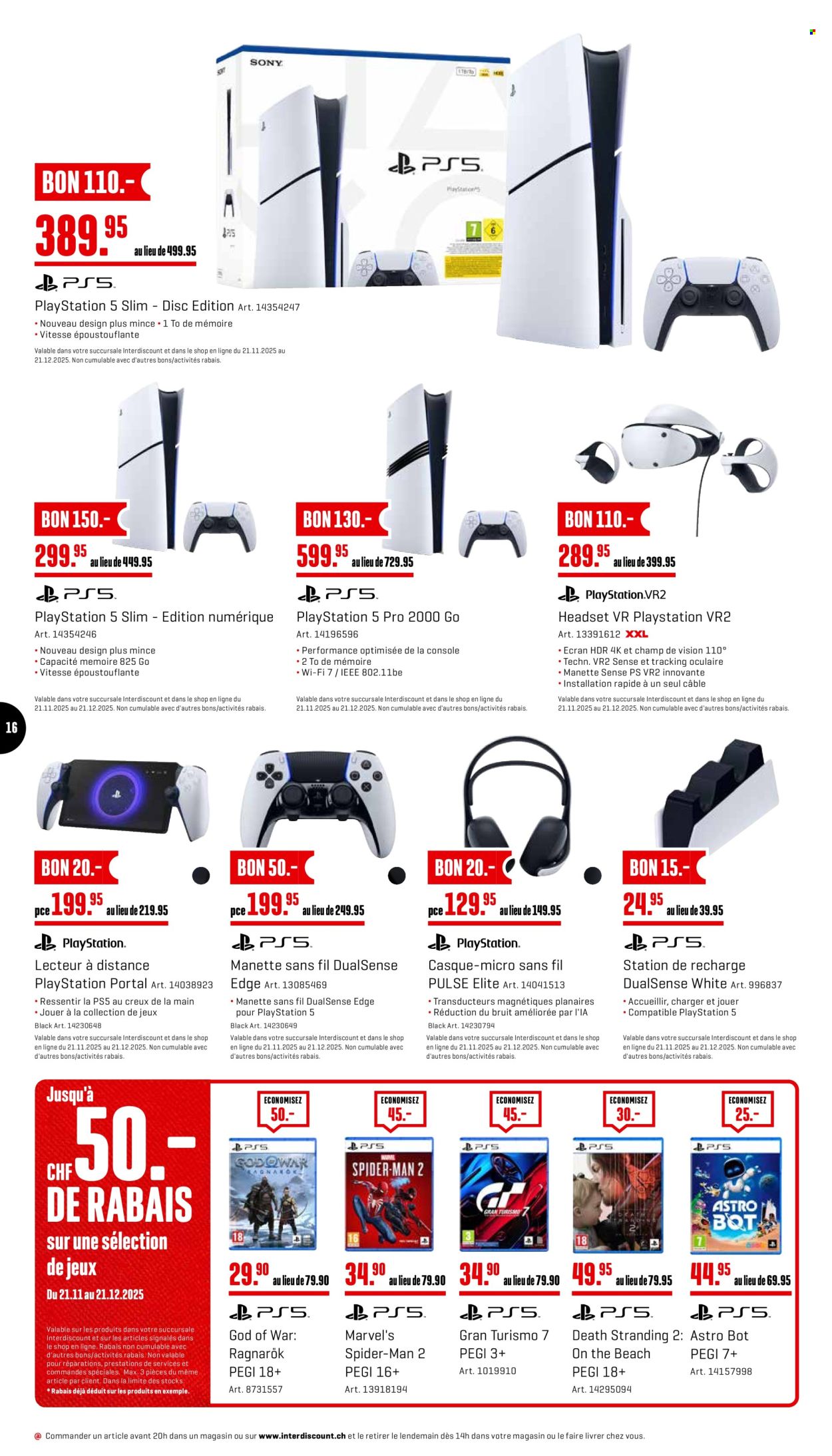 Volantino Interdiscount - 8.12.2025 - 21.12.2025. Pagina 16. Pagina 16