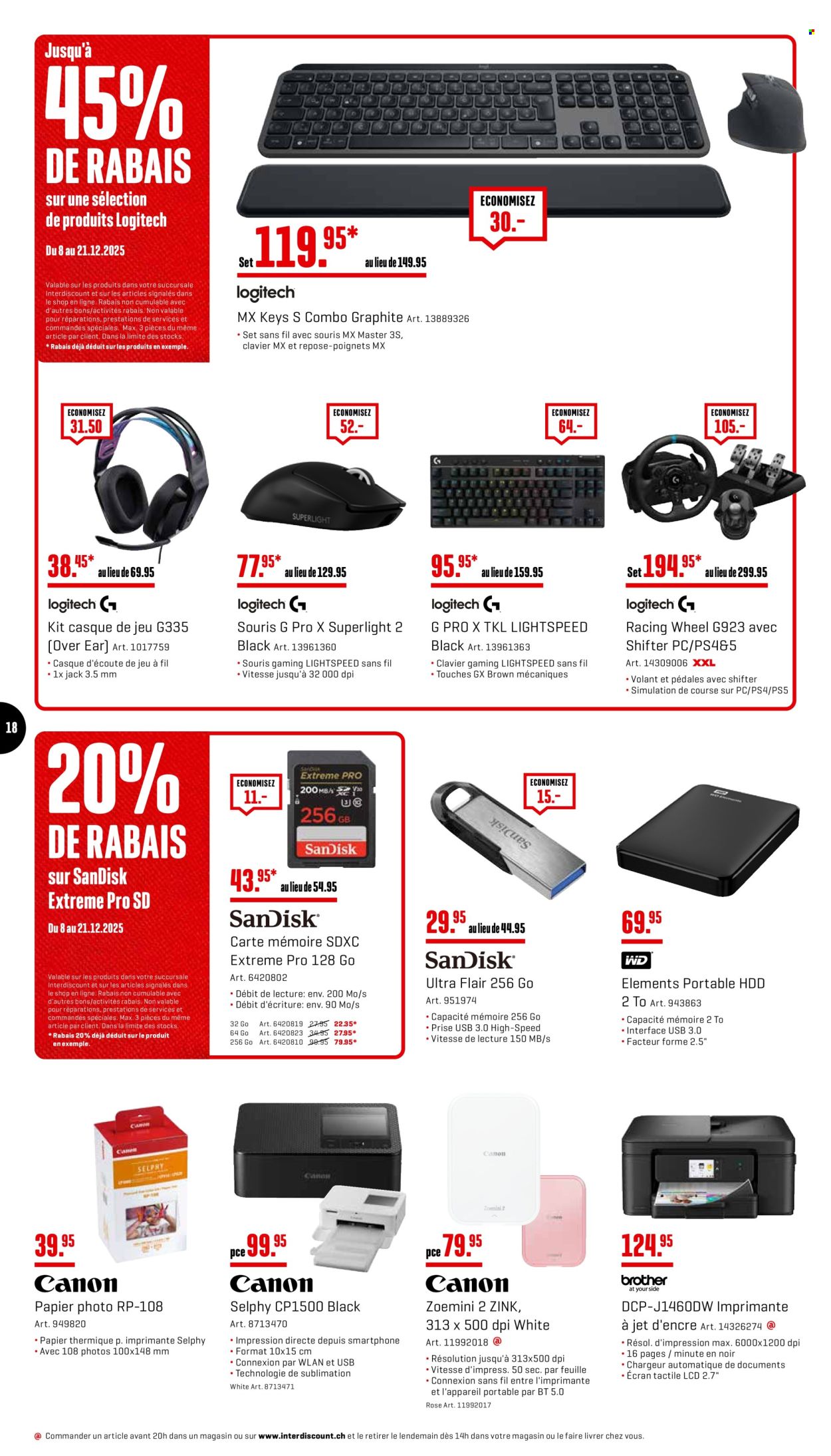 Volantino Interdiscount - 8.12.2025 - 21.12.2025. Pagina 18. Pagina 18