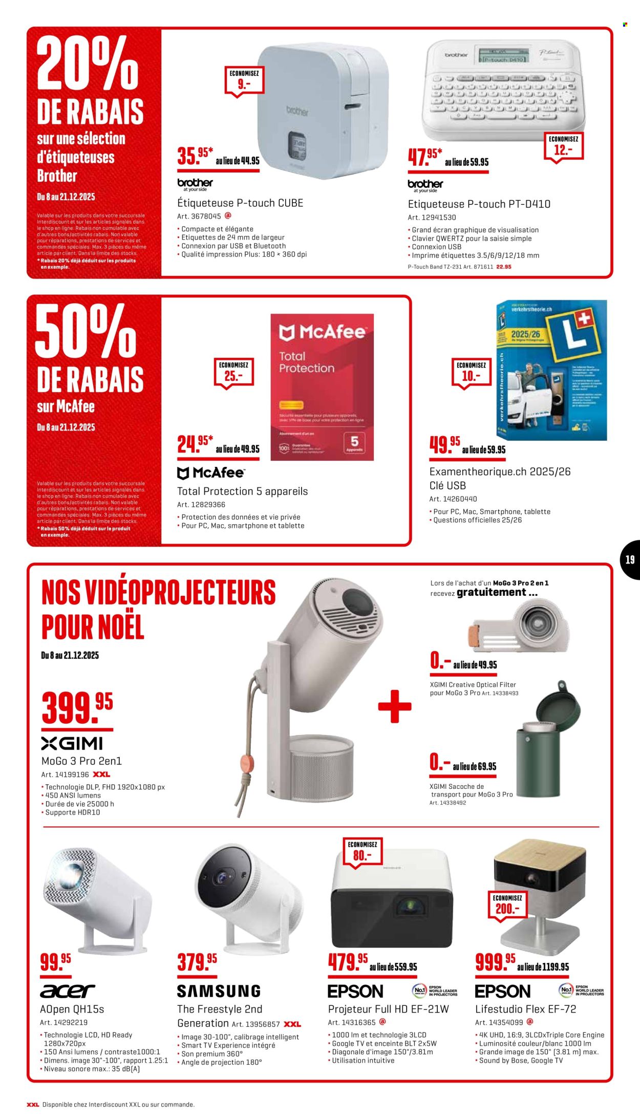 Volantino Interdiscount - 8.12.2025 - 21.12.2025. Pagina 19. Pagina 19