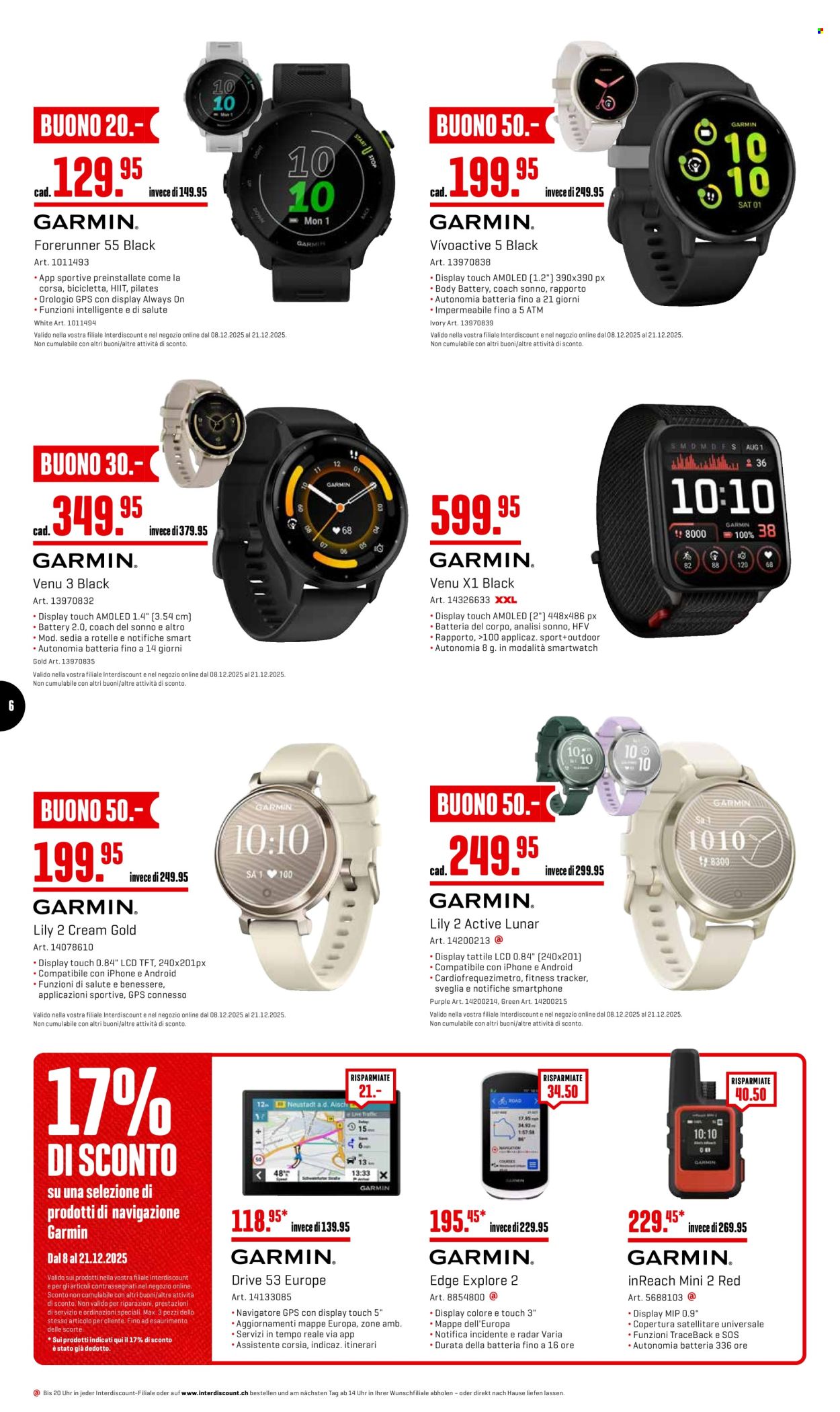 Volantino Interdiscount - 8.12.2025 - 21.12.2025. Pagina 6. Pagina 6