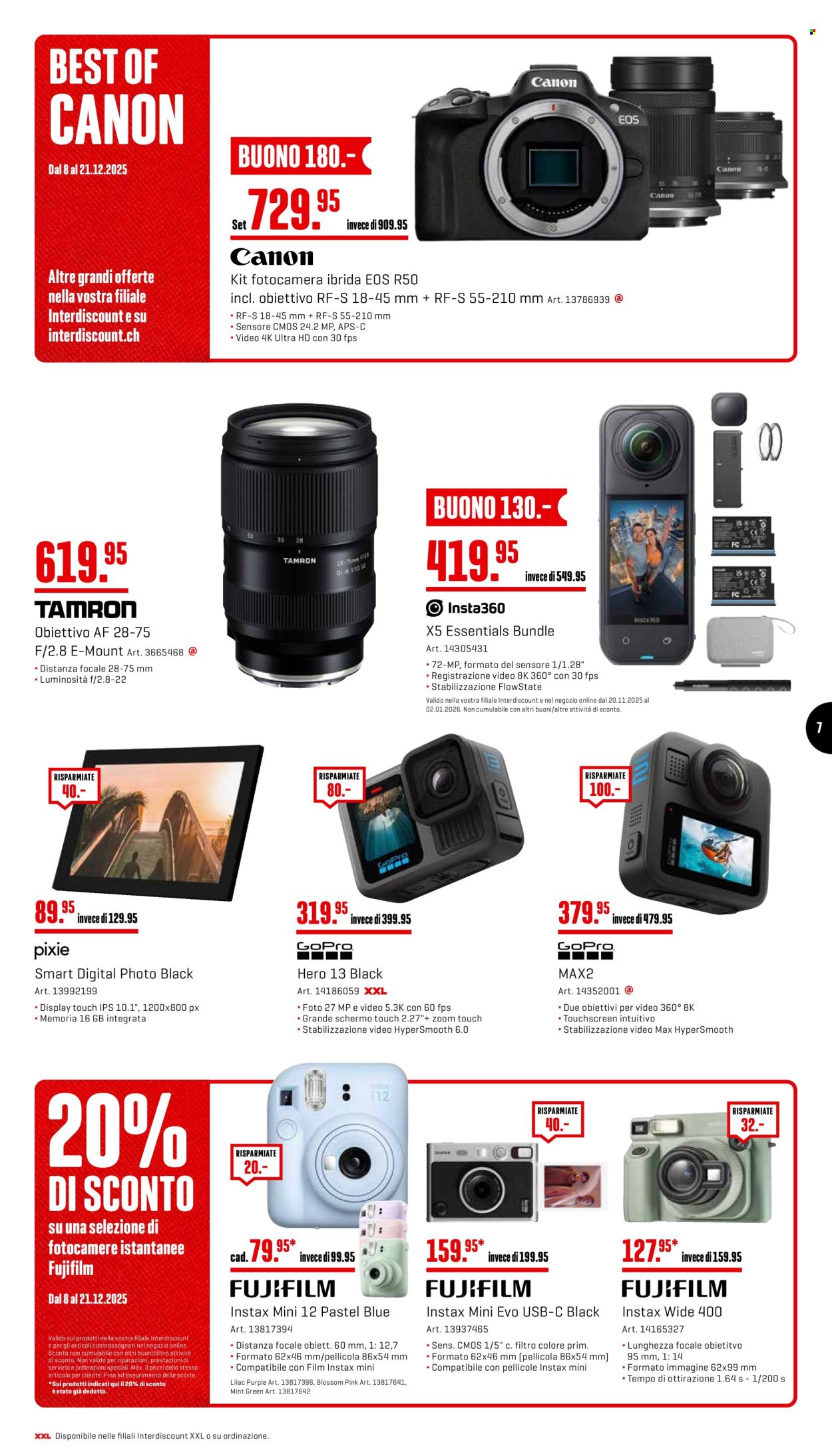 Volantino Interdiscount - 8.12.2025 - 21.12.2025. Pagina 7. Pagina 7
