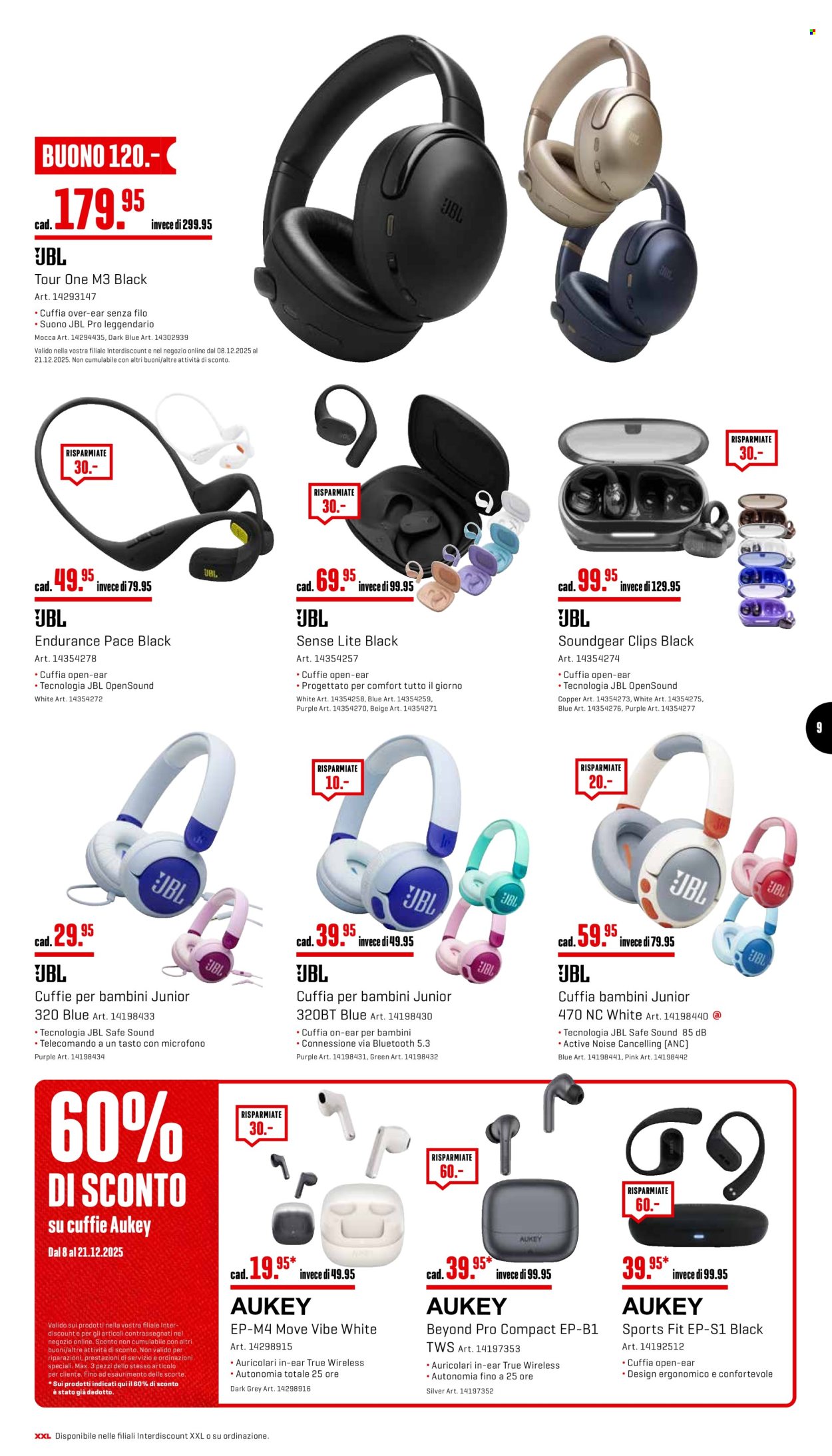 Volantino Interdiscount - 8.12.2025 - 21.12.2025. Pagina 9. Pagina 9