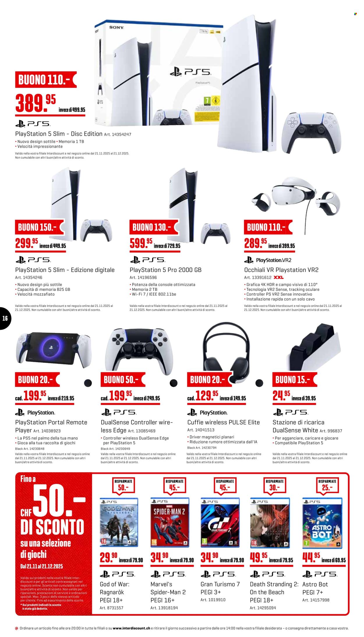 Volantino Interdiscount - 8.12.2025 - 21.12.2025. Pagina 16. Pagina 16
