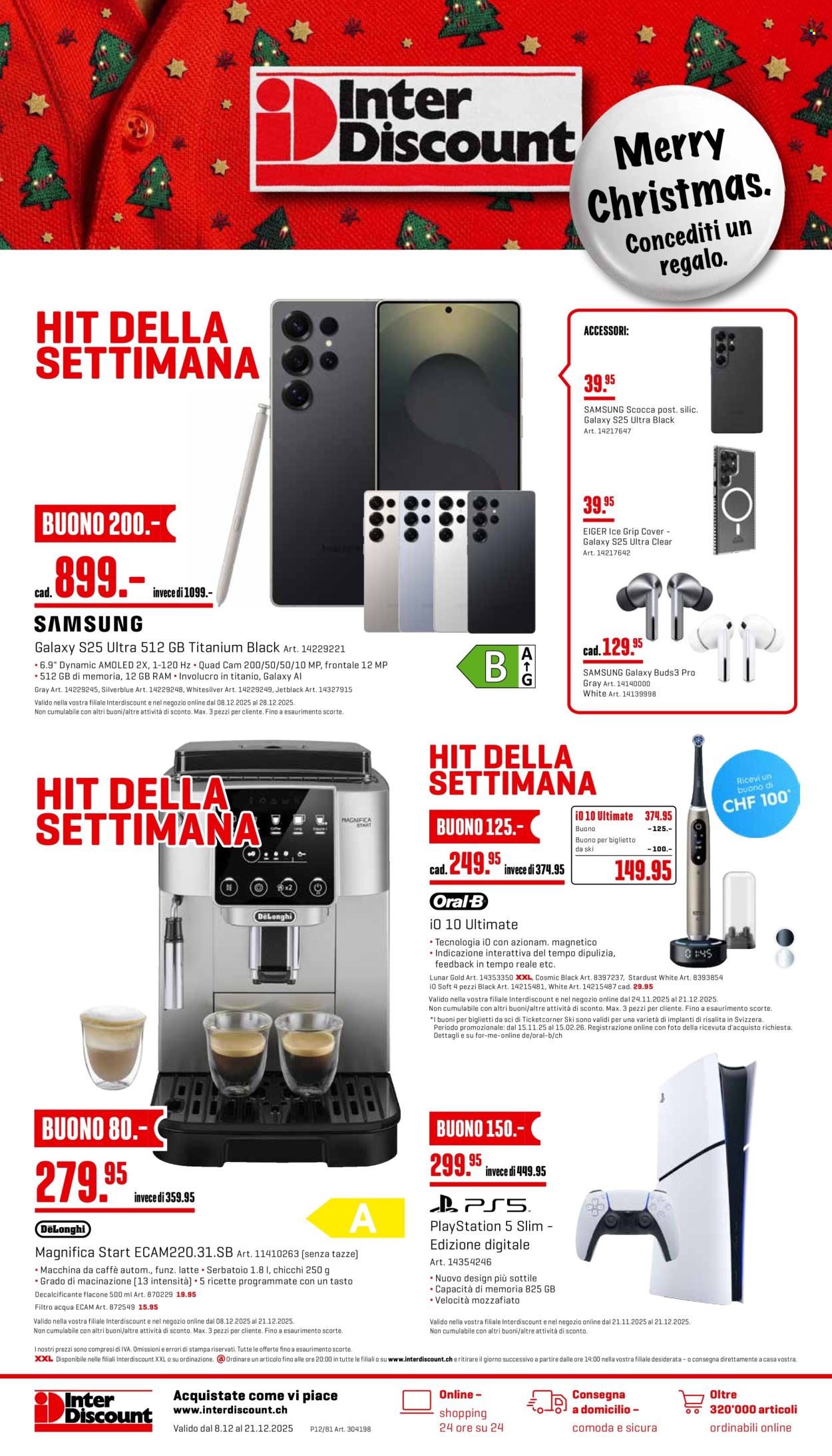 Volantino Interdiscount - 8.12.2025 - 21.12.2025. Pagina 28. Pagina 28