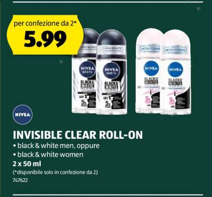NIVEA INVISIBLE CLEAR ROLL-ON