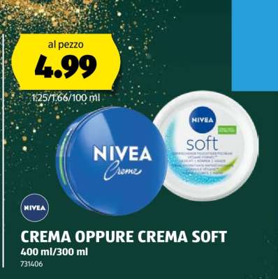 NIVEA CREMA OPPURE CREMA SOFT