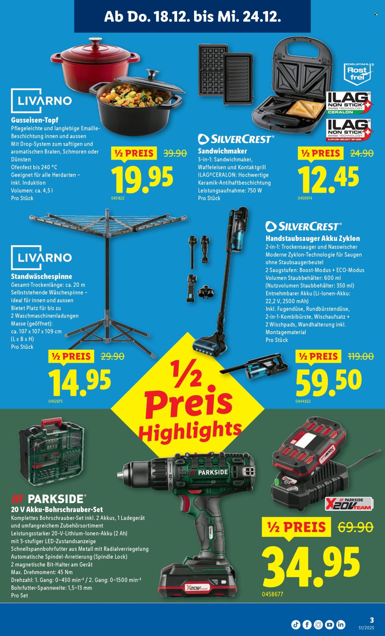Volantino Lidl - 18.12.2025 - 24.12.2025. Pagina 3. Pagina 3