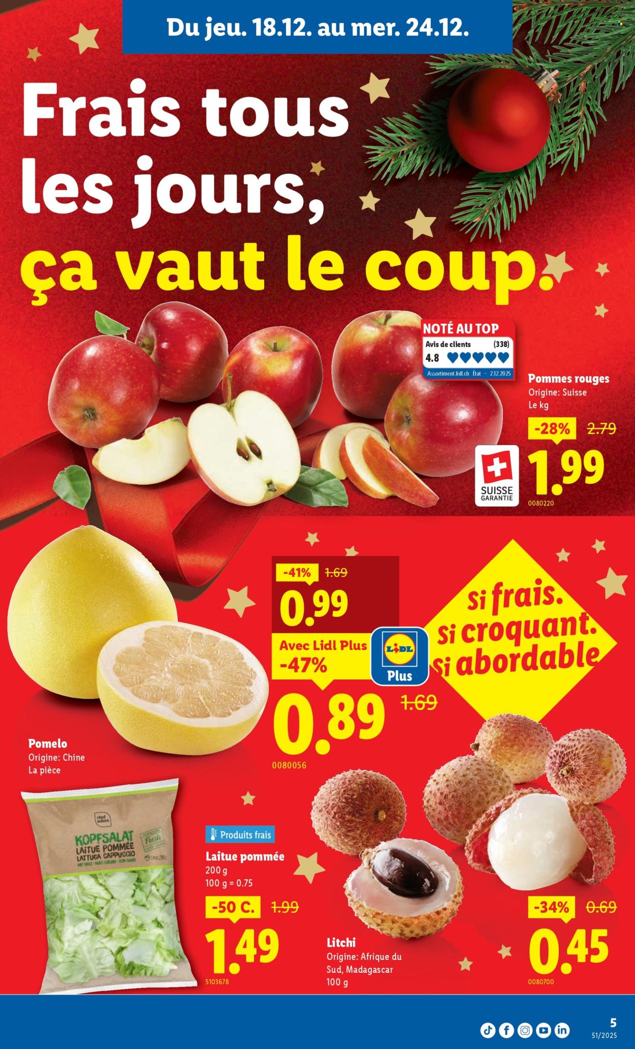 Volantino Lidl - 18.12.2025 - 24.12.2025. Pagina 5. Pagina 5