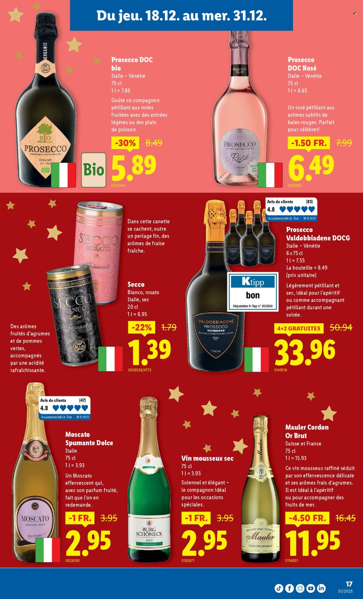 Volantino Lidl - 18.12.2025 - 24.12.2025. Pagina 17. Pagina 17