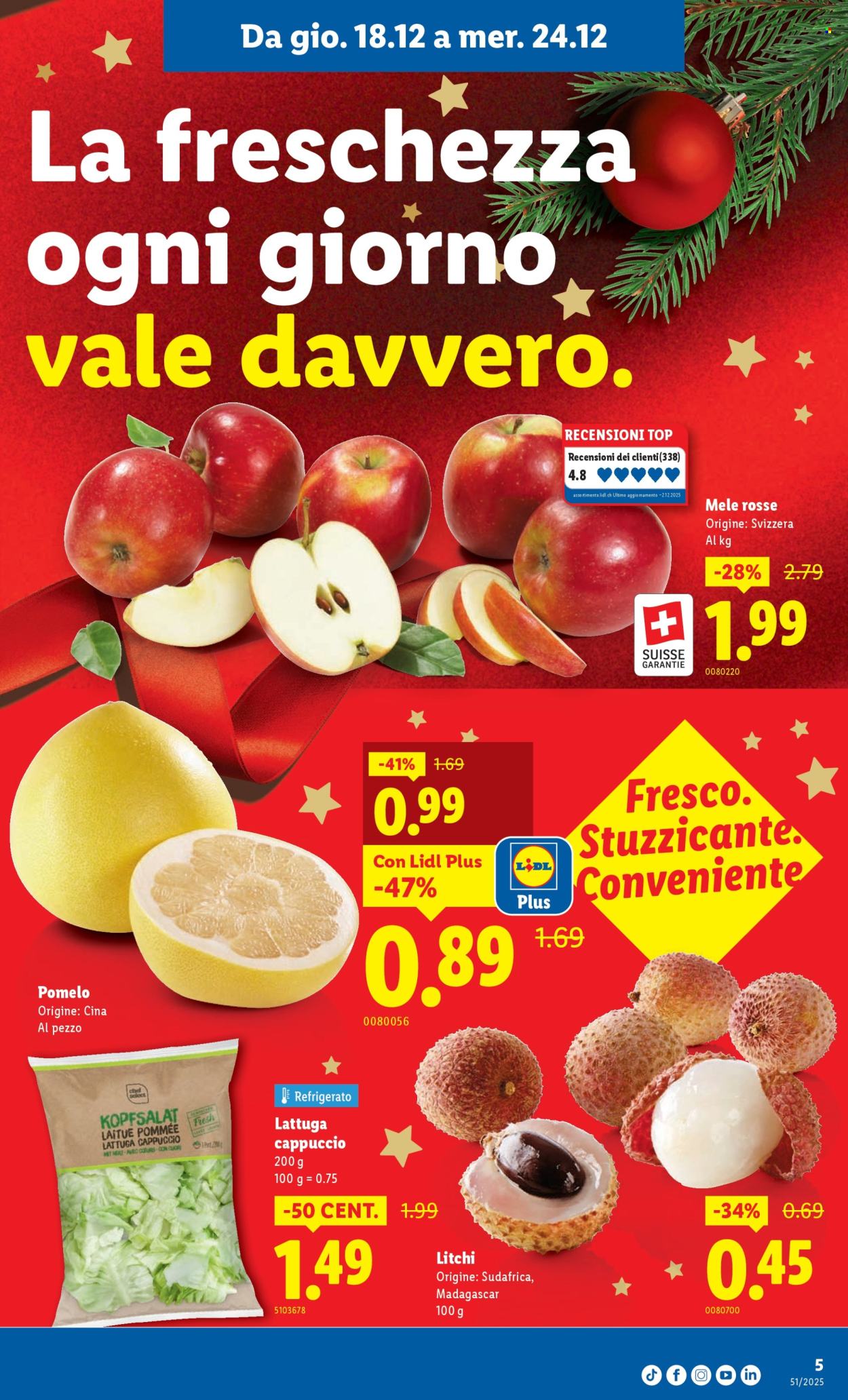 Volantino Lidl - 18.12.2025 - 24.12.2025. Pagina 5. Pagina 5
